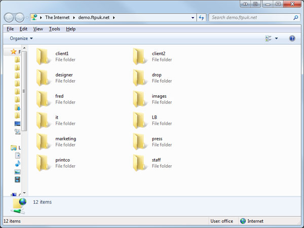 Windows Explorer FTP with FTP Hosting