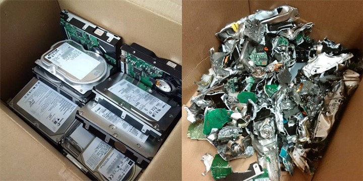 Secure Hard Drive Shredding